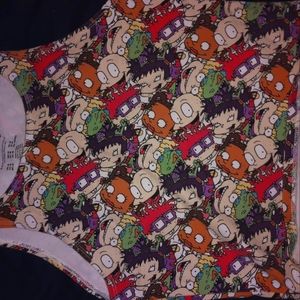 Medium Nickelodeon Rugrats crop halter tank